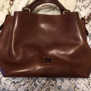 Dooney & Bourke Brown Leather Crossbody